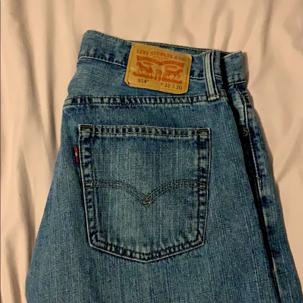 Low waisted DIY Levi Boyfriend jeans